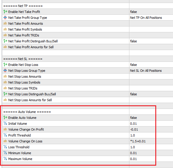 Auto Volume Settings on Trading Router MT4/5 EA