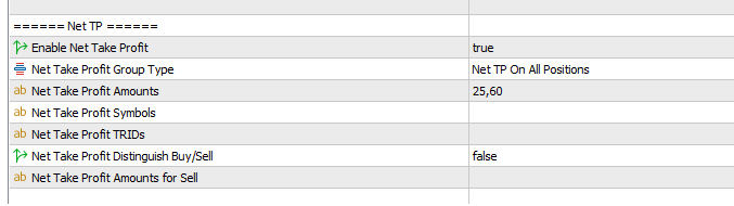 All positions type can only have one amount